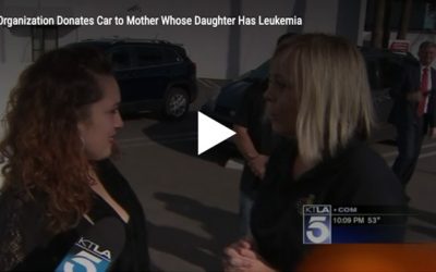 KTLA 5: Car donated to Pediatric Cancer Mom